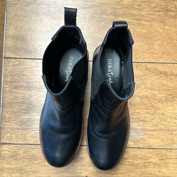EUC w/ box! Size 9 - Diba True She Nah Platform Boots Black - Picture 3 of 4